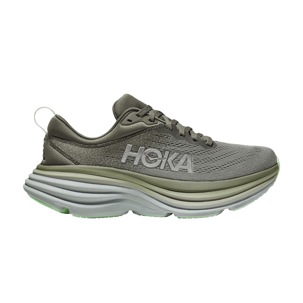 Hoka Bondi 8 'olive Haze Mercury'