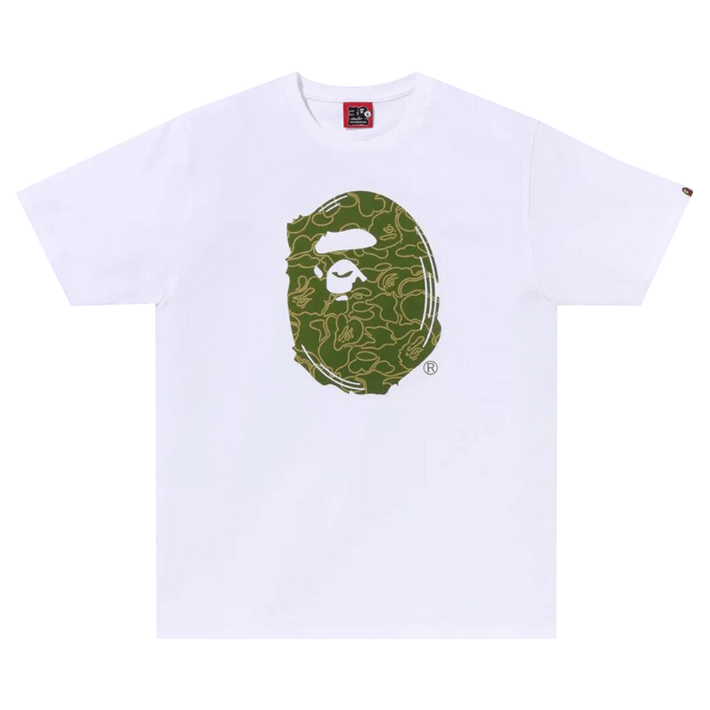 Buy BAPE 30th Anniversary Tee #1 'White/Green' - 1J70 110 001 WHITE GREEN |  GOAT UK