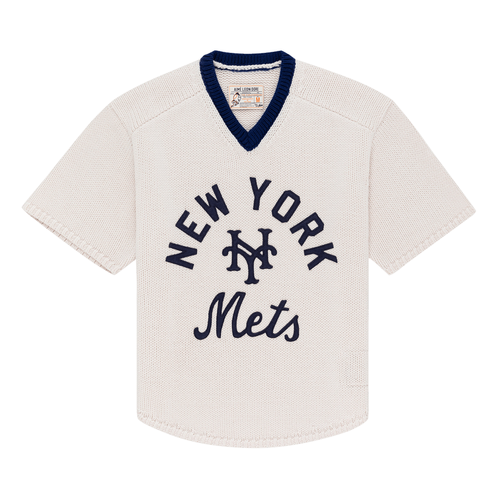 Buy Aimé Leon Dore x New York Mets Short-Sleeve Knit Sweater