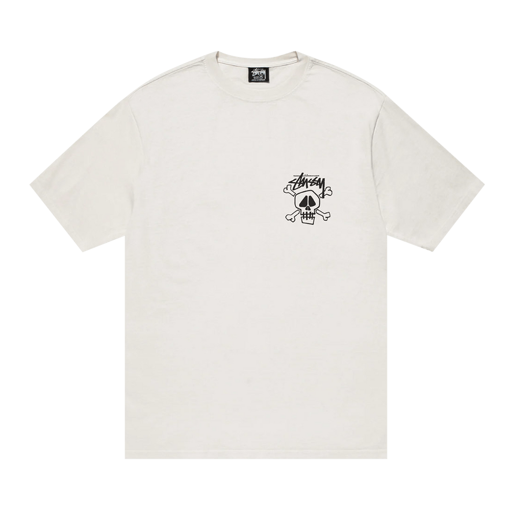 ★関税込★Stussy★Skull & Bones Pigment Dyed T-Shirt Natural Buy Stussy Skull and Bones Pigment Dyed Tee 'Natural