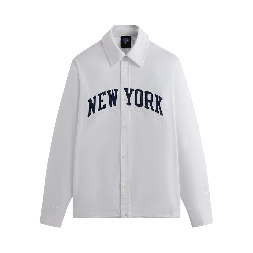 トップス Kith New York Knicks Carson Buttondown Buy Kith For The New York Knicks Carson Buttondown 'White