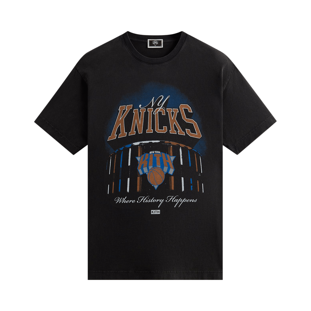 Buy Kith For The New York Knicks Msg Vintage Tee 'Black Buy Kith For The New York Knicks Msg Vintage Tee 'Black