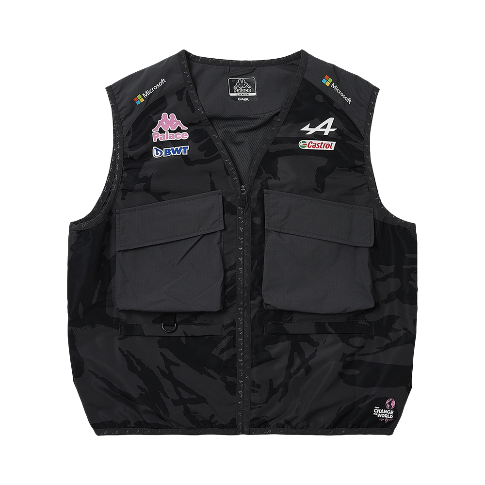 Buy Palace x Kappa For Alpine Pit Vest Bodywarmer 'Night Desert