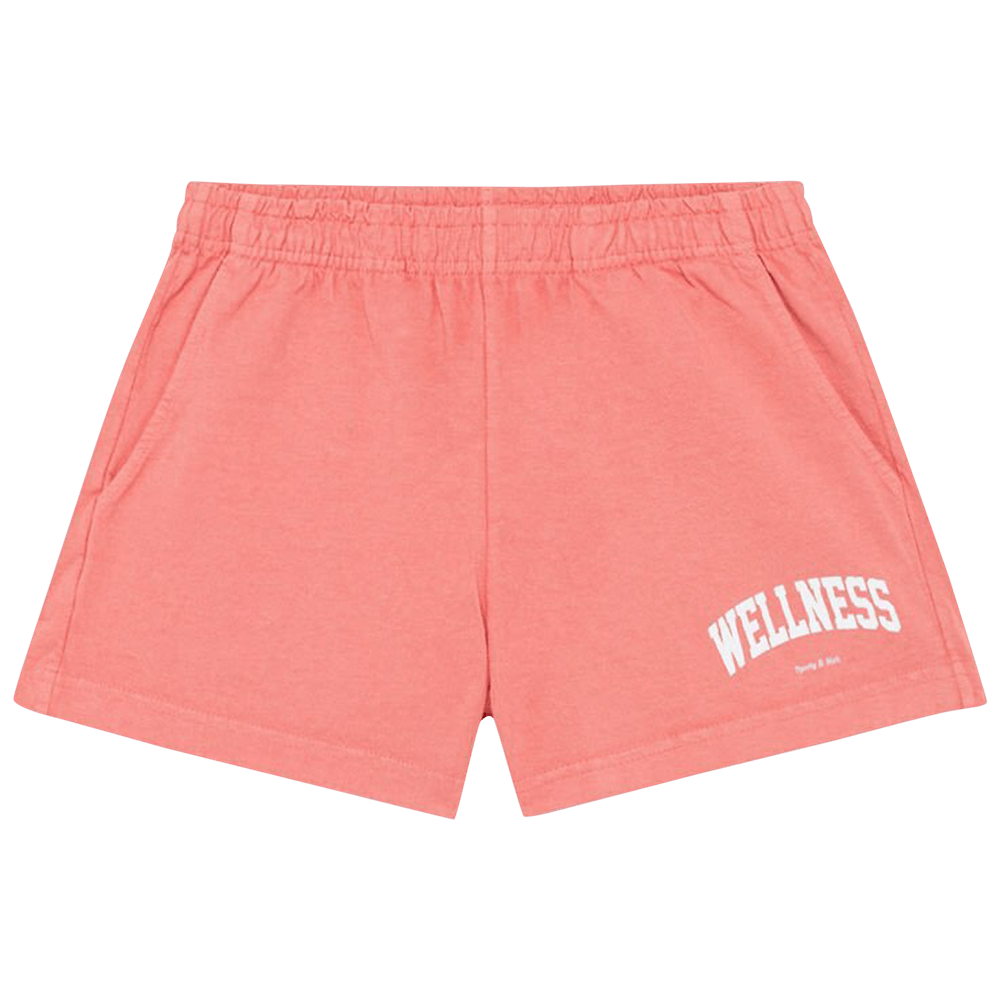 Sporty&Rich|SHORTS (SALMON/WHITE (SH884)) Buy Sporty & Rich Wellness Ivy Disco Short 'Salmon/White