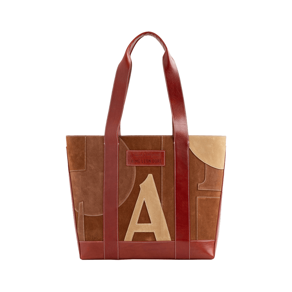 Buy Aimé Leon Dore x Franck Pellegrino Suede Tote Bag 'Brown