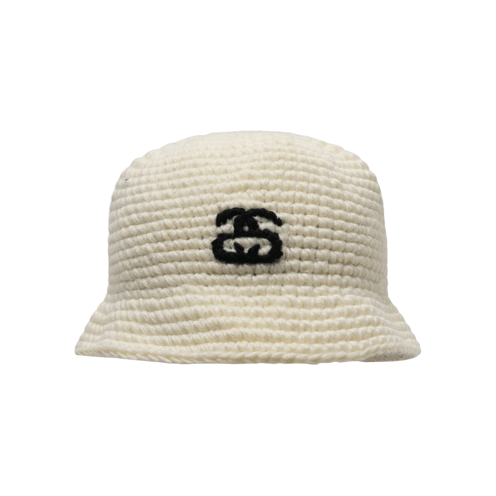 Buy Stussy SS Link Knit Bucket Hat 'Bone' - 1321184 BONE | GOAT