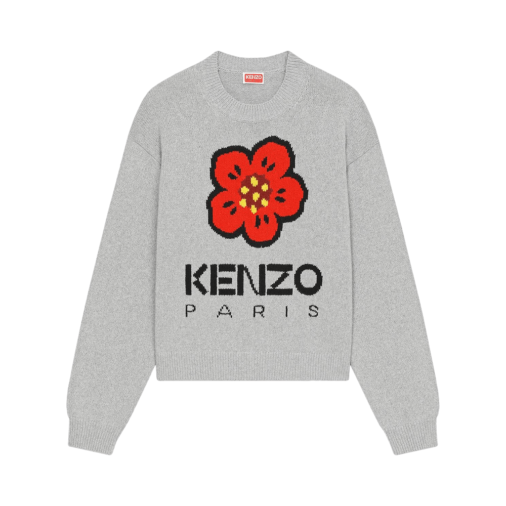 Buy Kenzo Knitted Sweater 'Grey' - FD52PU3803LD 94 | GOAT CA