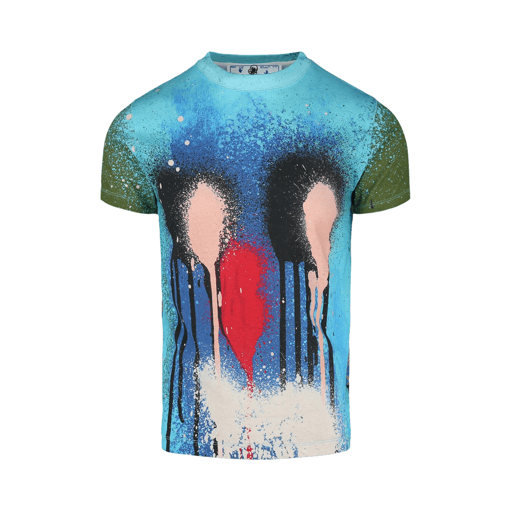 Buy Off-White x Katsu Spray Paint T-Shirt 'Multicolor