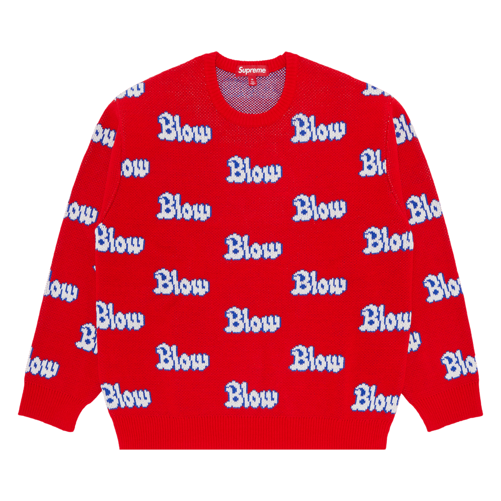 Buy Supreme Blow Sweater Red FW23SK51 RED GOAT