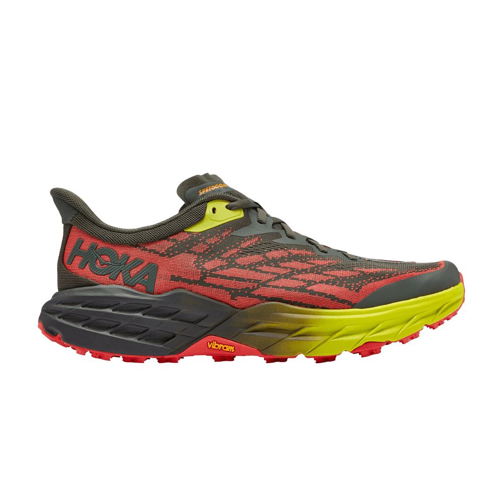 Hoka Speedgoat 5 2e Wide Thyme Fiesta
