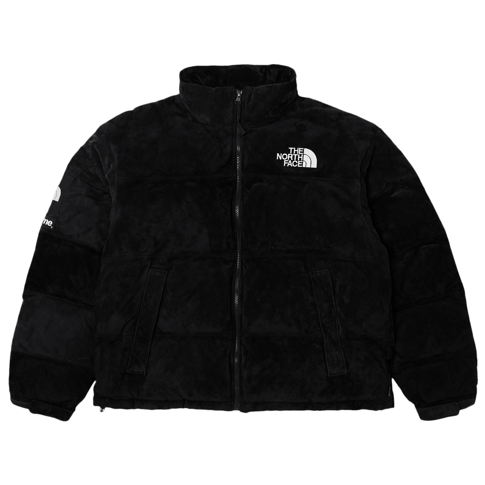 Buy Supreme x The North Face Suede Nuptse Jacket Black FW23J4 BLACK GOAT CA