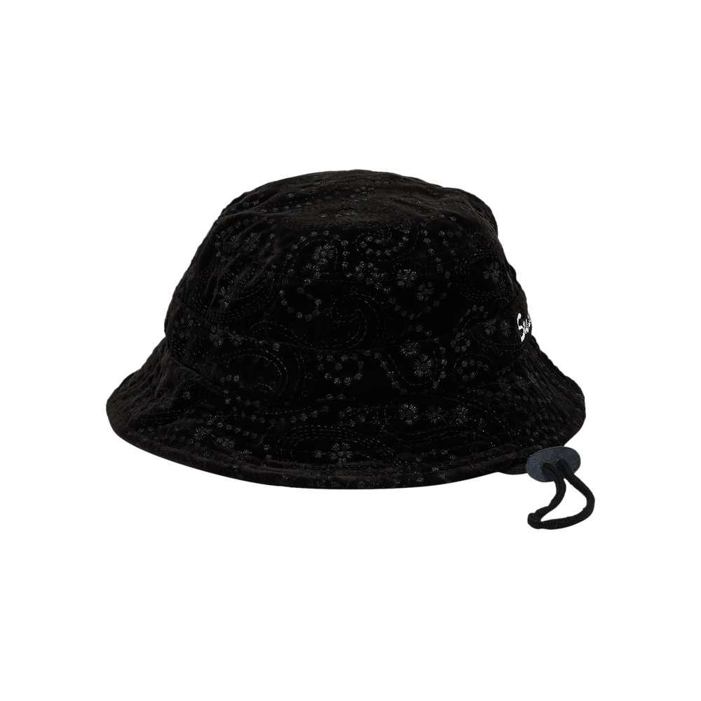 Buy Supreme Velvet Paisley Boonie 'Black' - FW23H44 BLACK | GOAT CA