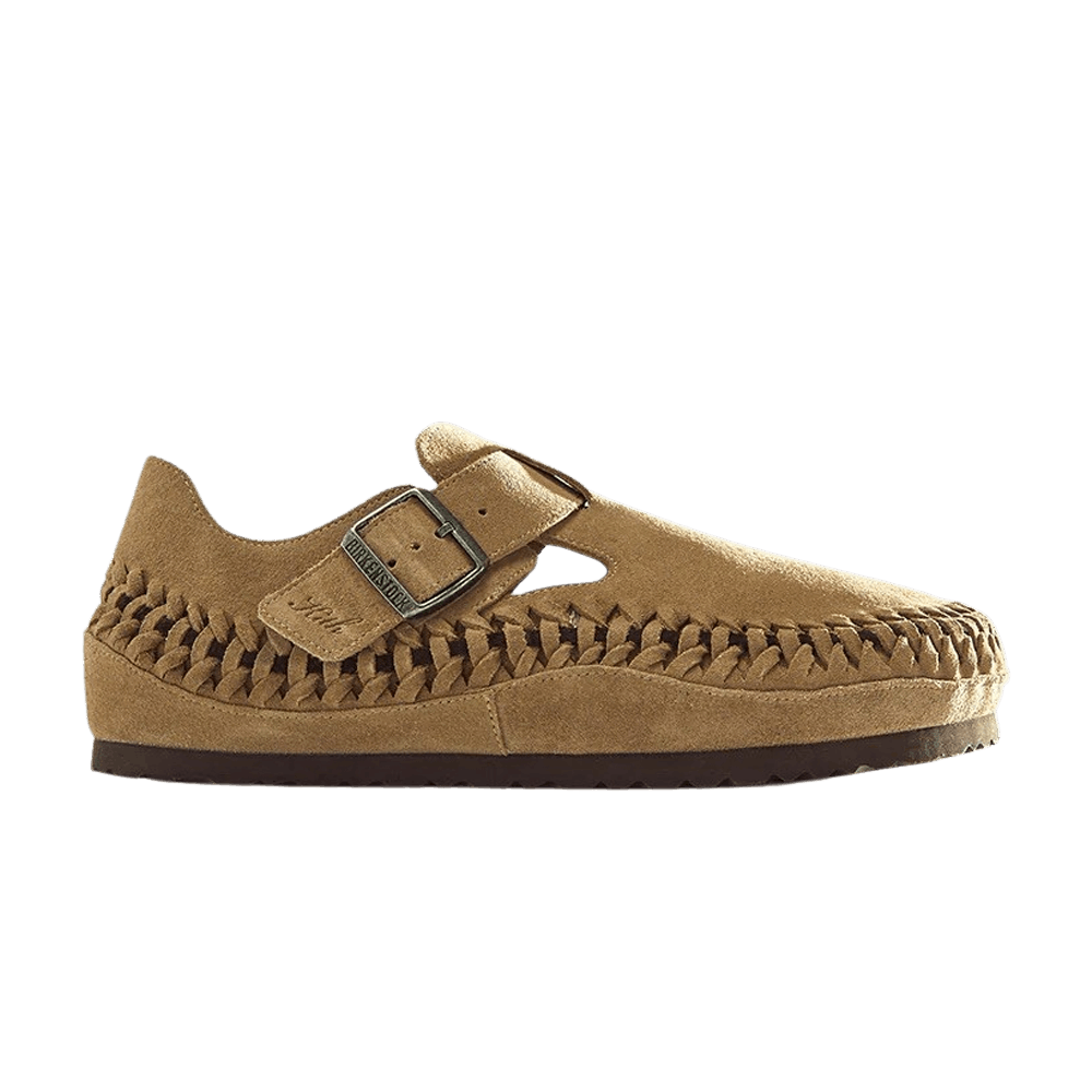 【極美品】KITH Boston Braided 41 TAUPE Kith for Birkenstock Suede Boston Braided - Taupe