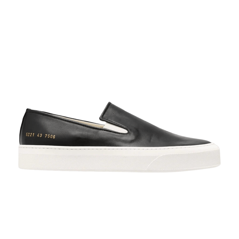 COMMON PROJECTS スリッフオンスニカ 5231SLIPON 7506 Buy Common Projects Slip-On 'Black White' - 5221 7506 | GOAT