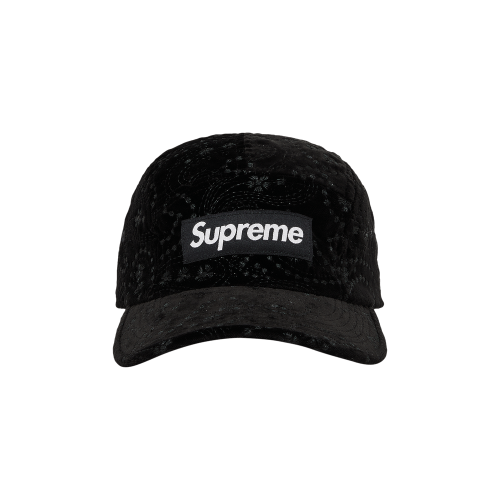 Buy Supreme Velvet Paisley Camp Cap 'Black' - FW23H111 BLACK
