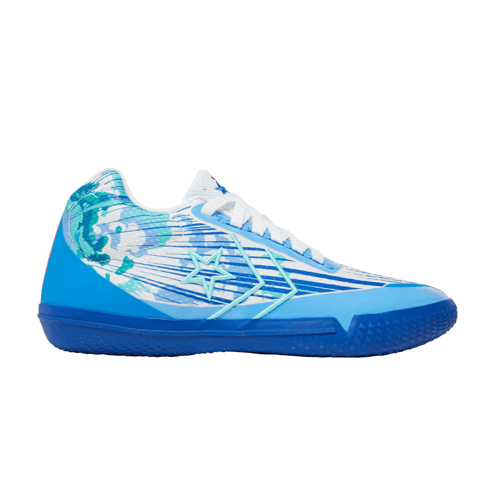 converse bb evo バッシュ Converse All Star BB Evo Blue Red Split Graphic Men's