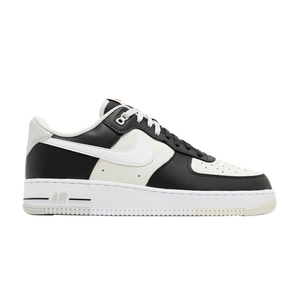air force 1 emb black silver