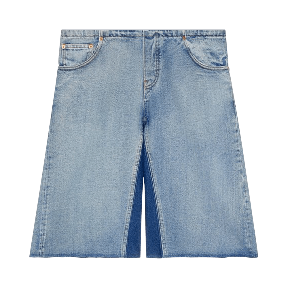 ショートパンツ MM6 MAISON MARGIELA Woman Short Blue S62MU0066M30018 964 MM6 Maison Margiela - Women Denim Shorts – Atelier New York