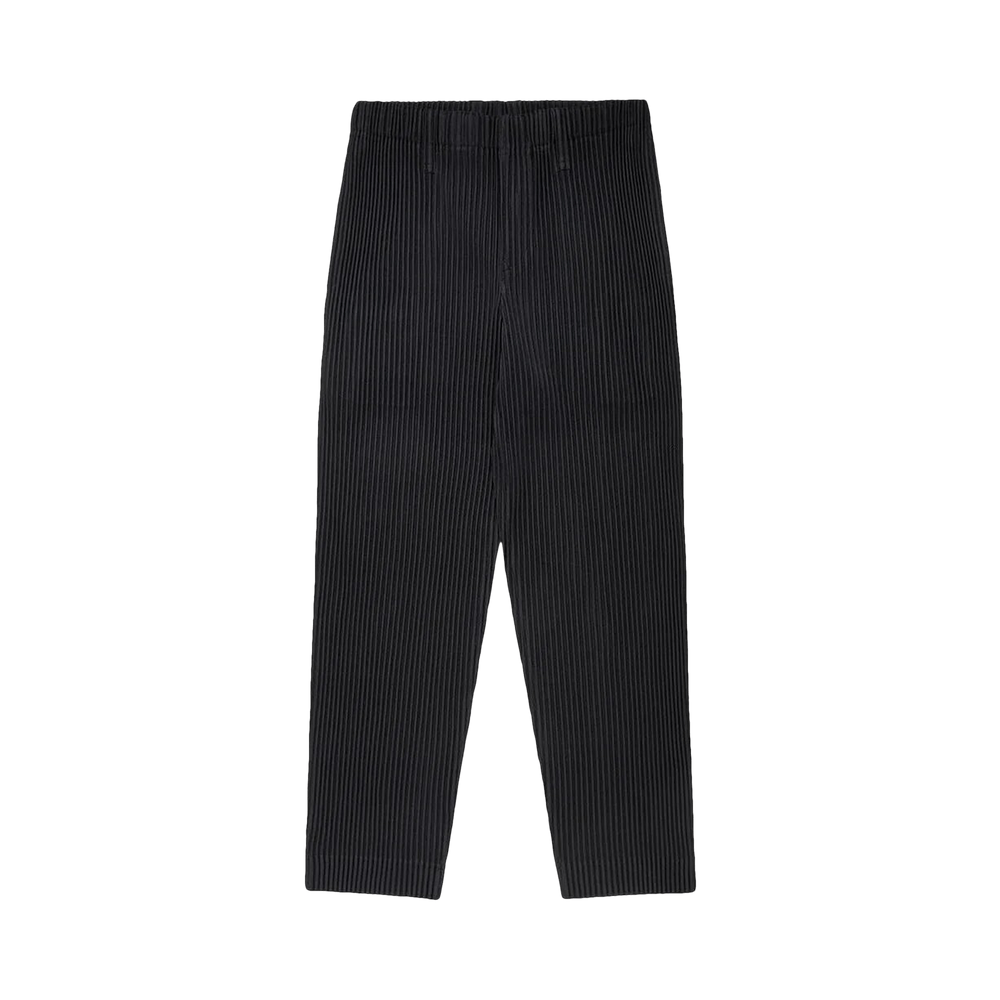 Buy Homme Plissé Issey Miyake Basics Trousers 'Black' - HP36JF350