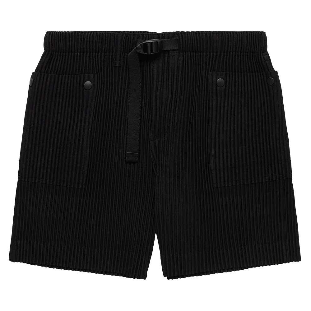 Buy Homme Plissé Issey Miyake Flip Shorts 'Black