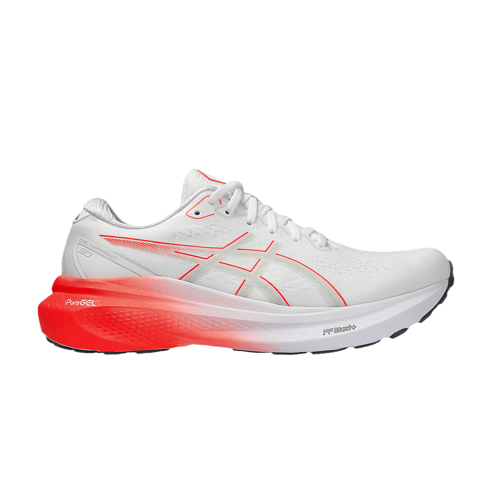 Asics Gel Kayano 30 White Sunrise Red