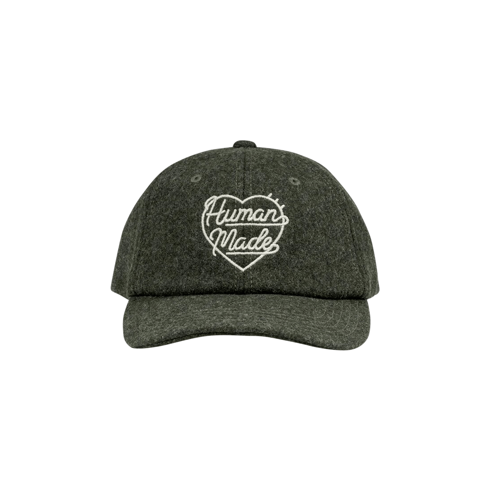 Buy Human Made 6 Panel Wool Cap 'Green' - HM26GD012 GREE | GOAT
