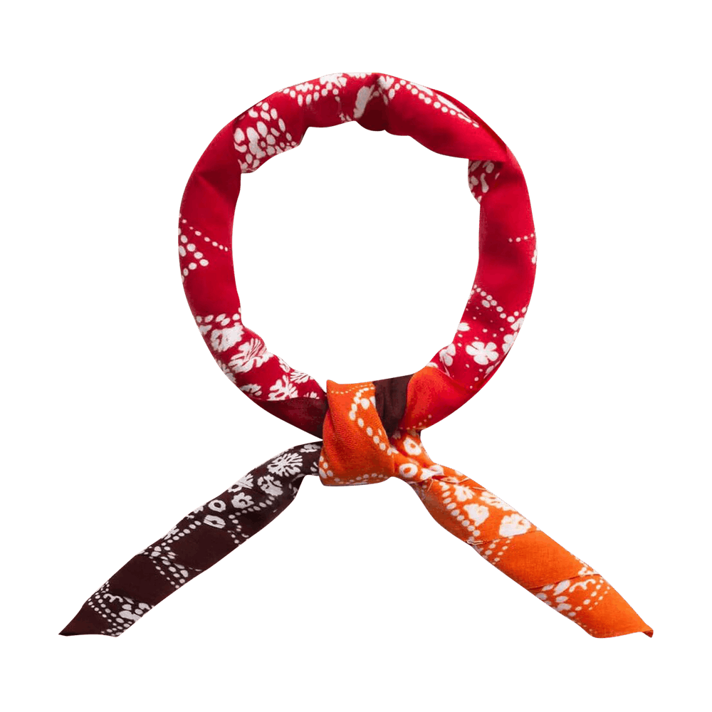 Buy Needles Tenugui Bandana - Paisley/Gradation 'Red