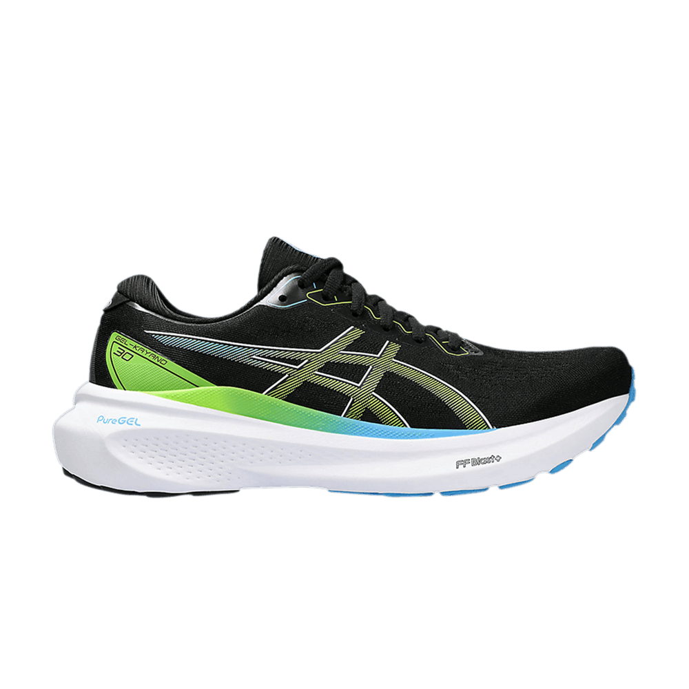 Asics Gel Kayano 30 Black Electric Lime