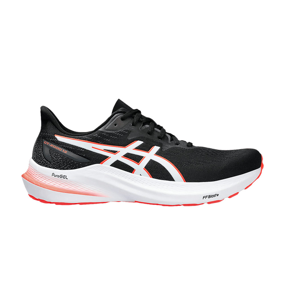 Asics GT 2000 12 Black Sunrise Red