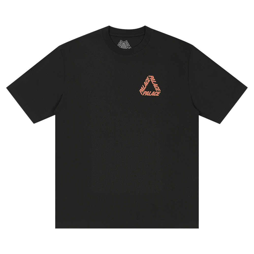 Black and orange tee top