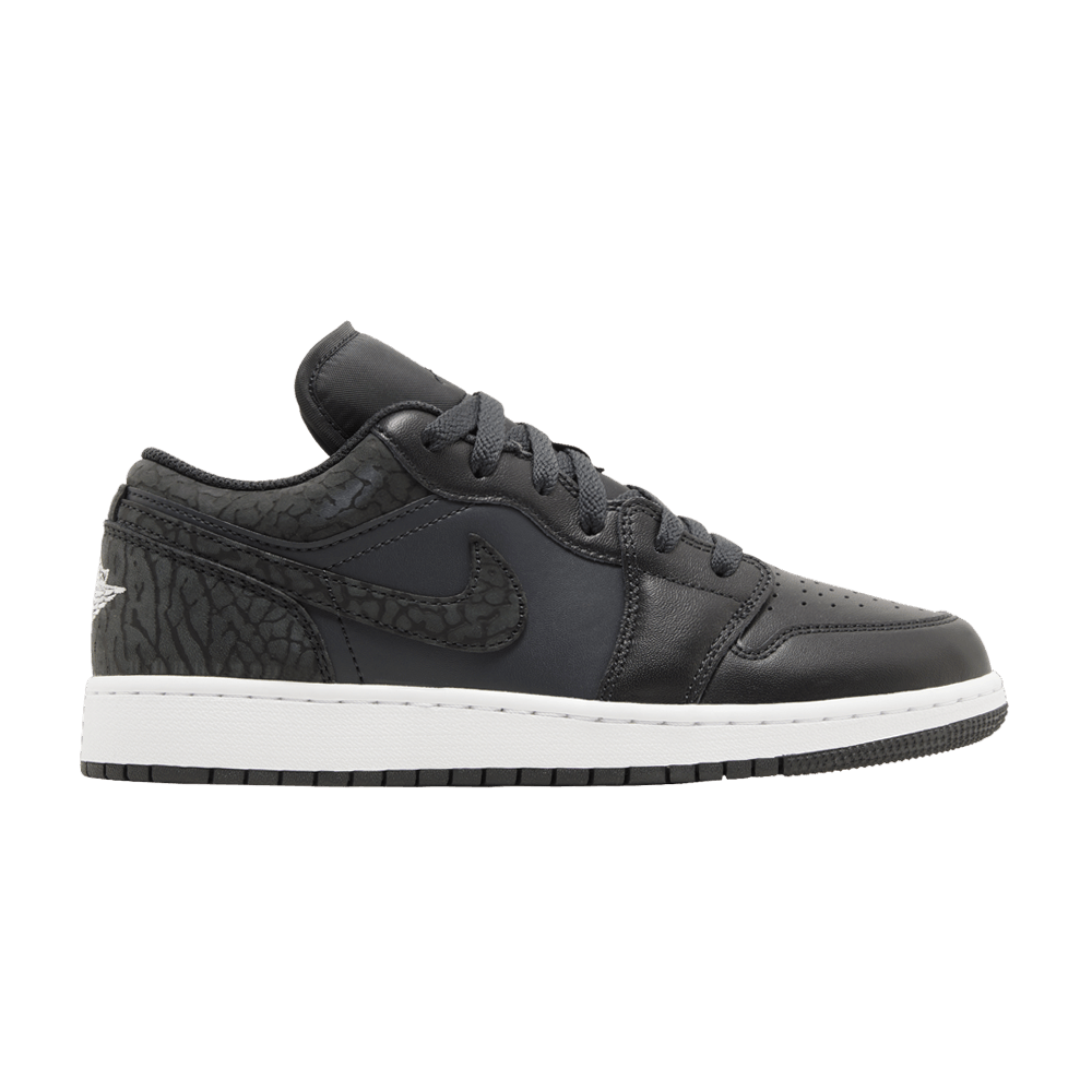 Air Jordan 1 Low SE GS Black Elephant