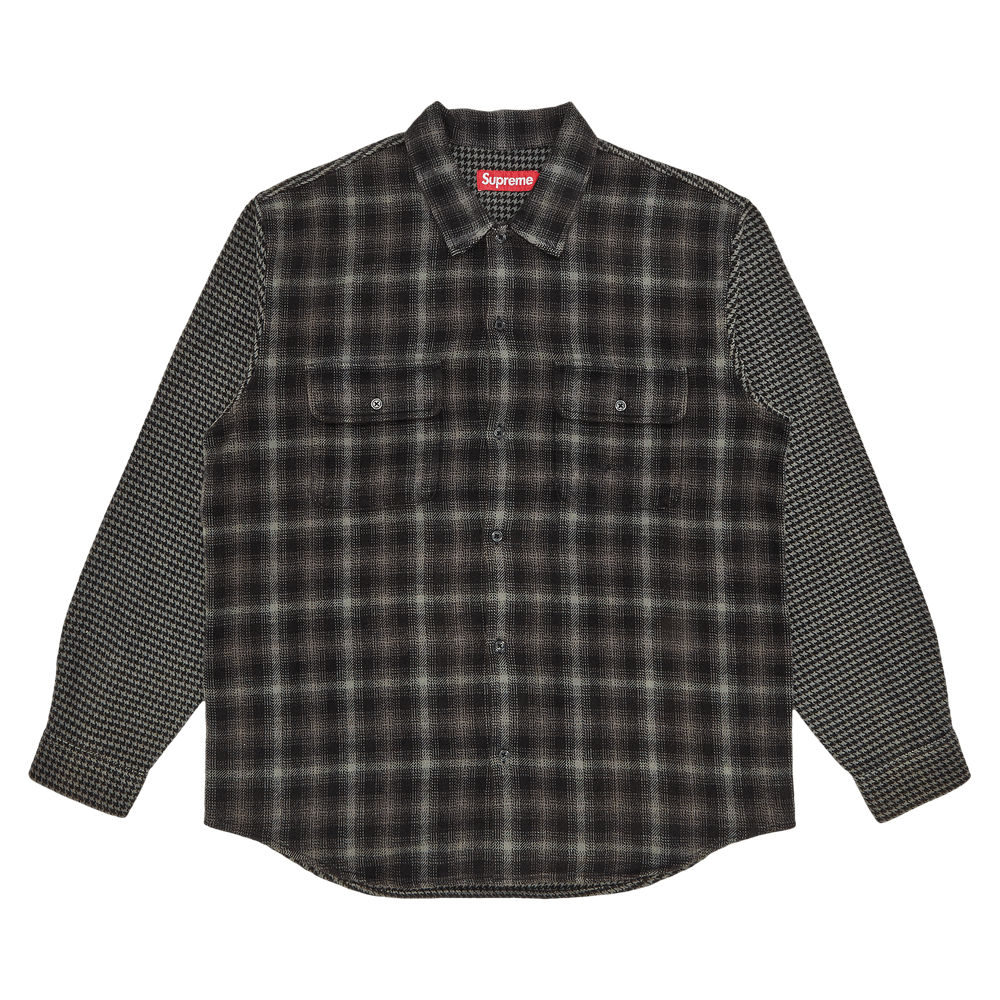トップス Supreme Plaid Flannel Shirt FW23 Buy Supreme Houndstooth Plaid Flannel Shirt 'Black' - FW23S48