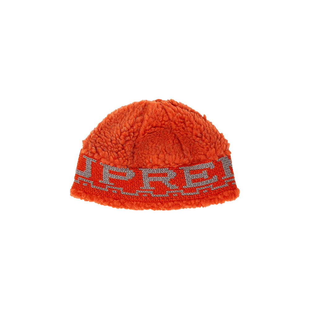 Buy Supreme Sherpa Logo Beanie 'Burnt Orange' - FW23BN8 BURNT ORANGE | GOAT