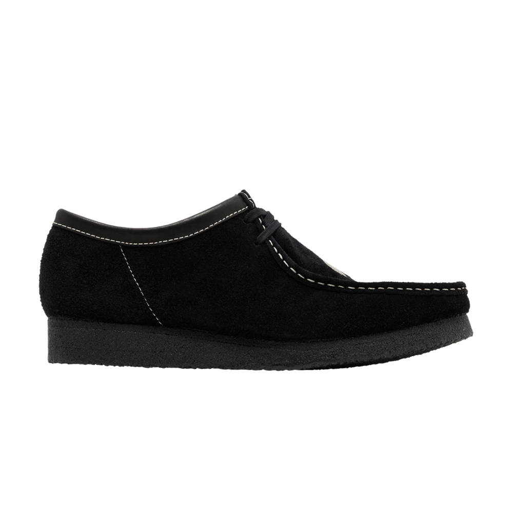 【新品】CLARKS WallabeeGTX 8 Black Clarks Wallabee Original Black Smooth Leather Limited