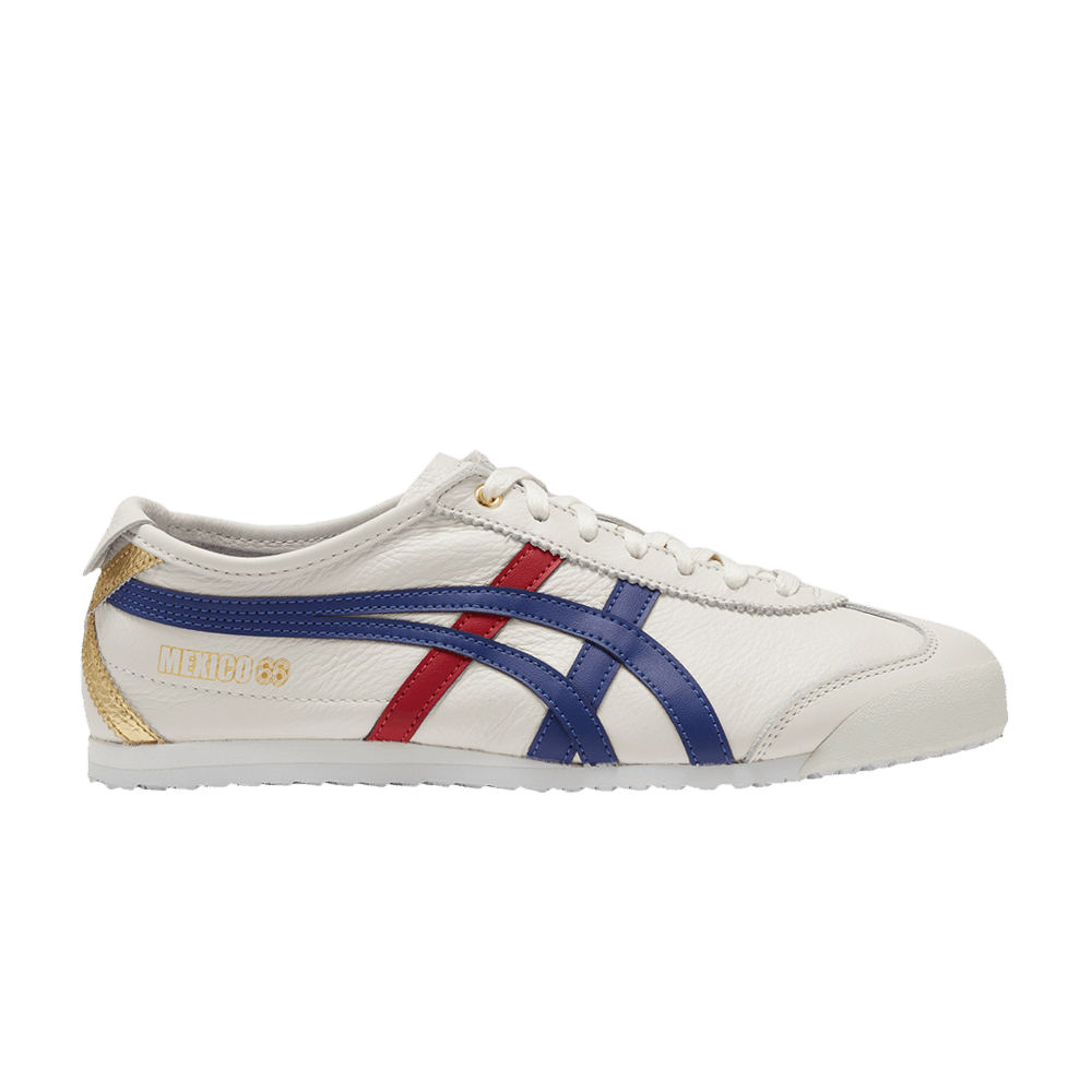 Asics Mexico 66 White Dark Blue Gold