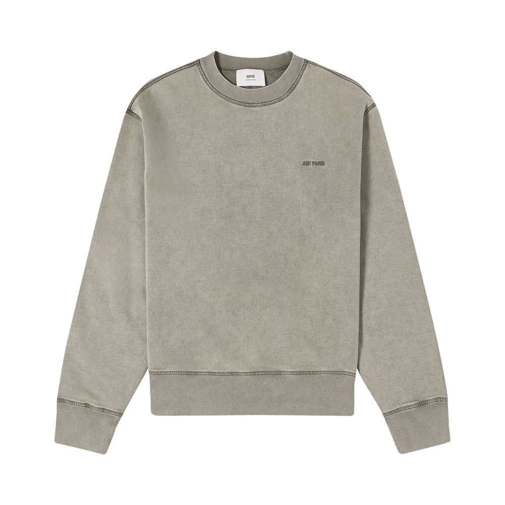 ★関税込★AMI★FADE OUT SWEATSHIRT スウェット★ AMI PARIS - FADE OUT VANILLA CREAM SWEATSHIRT – LE LABO STORE