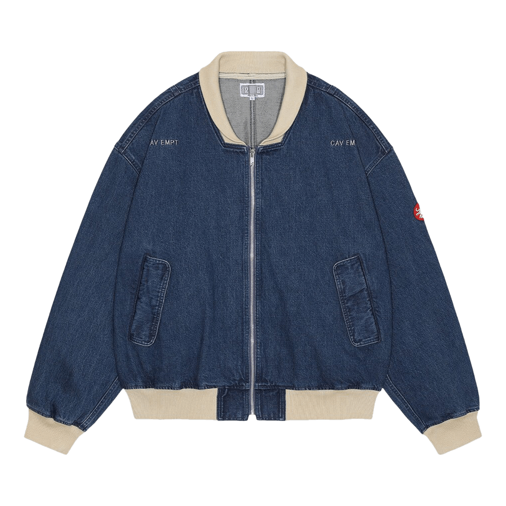 Buy Cav Empt Washed Denim Zip Jacket 'Indigo' - CES24JK21