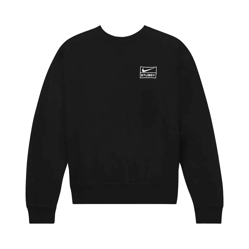 Buy Stussy x Nike Fleece Crew 'Black' - DO5311 010 | GOAT