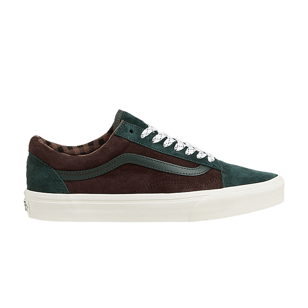 Buy Old Skool 'Pig Suede - Plaid Scarab' - VN0A2Z42PRM | GOAT