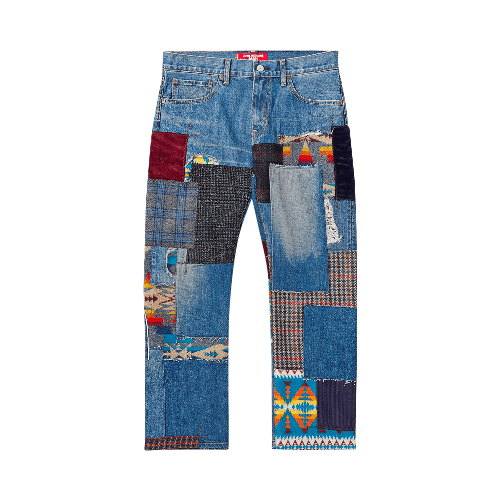 ウ★新品★et.UNiVER　Square patchwork pants 2024_02_05_archivist_ecomm2978