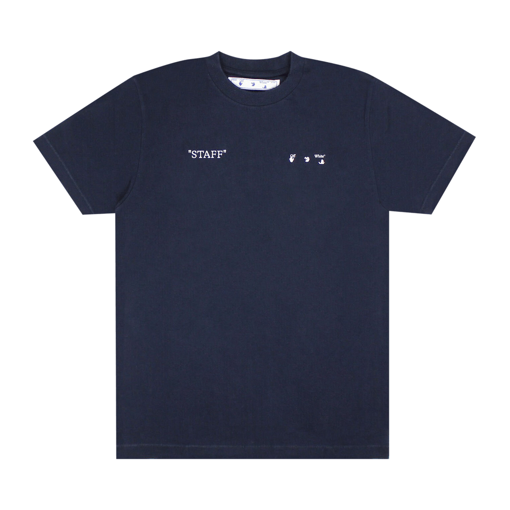 Off white discount tee blue