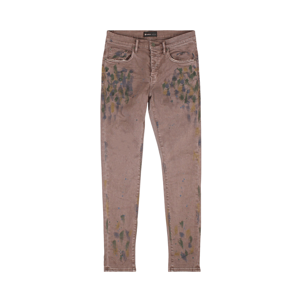 Buy PURPLE BRAND Oil Spill Jeans Overdyed Jeans 'Sepia' - P001 OSP