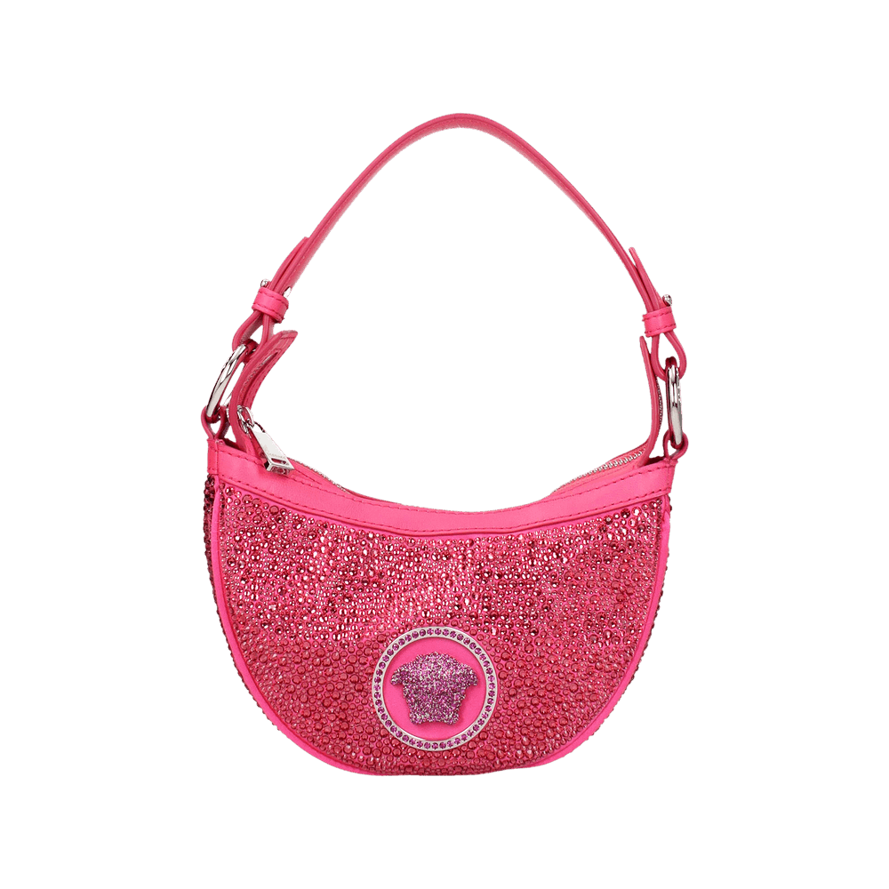 Buy Versace Swarovski Crystal Bag Pink 10098191 A06487 1PM6P GOAT
