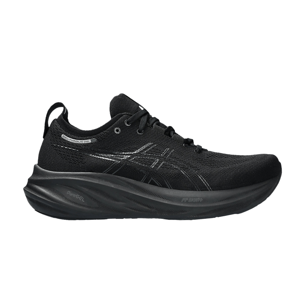 Asics Gel Nimbus 26 Wide Triple Black