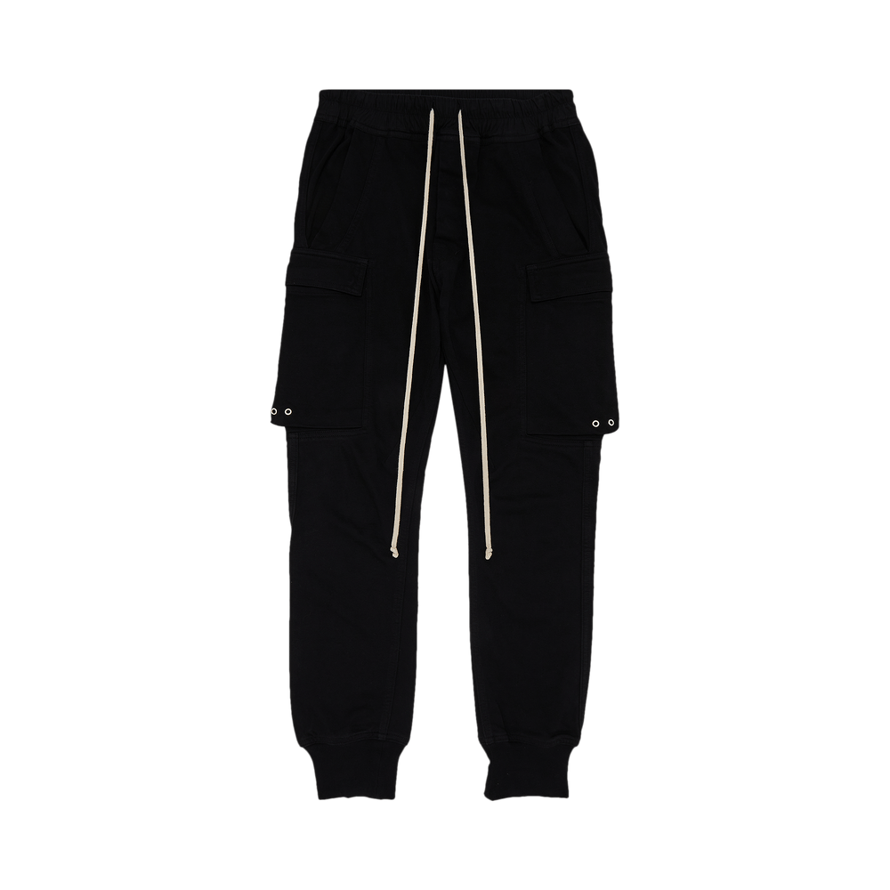 【本日限定価格】Rick Owens 19SS CARGO JOG Rick Owens Mastodon Cargo Pant Heavy Jersey BA Black – LESS 17