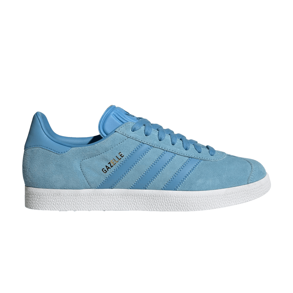 Adidas gazelle clear on sale blue