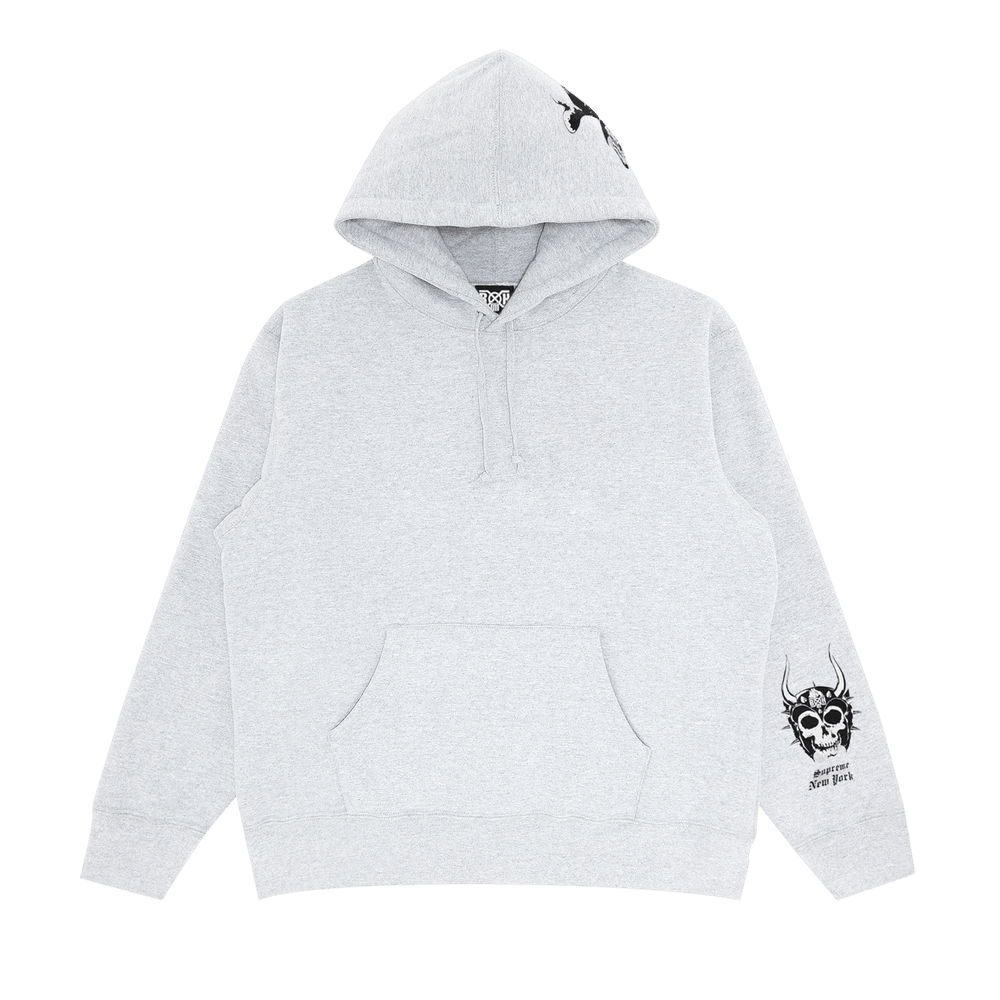 Buy Supreme x Bounty Hunter Hooded Sweatshirt 'Ash Grey