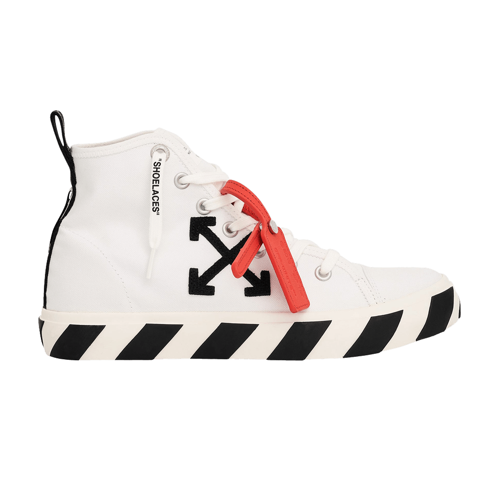 Buy Off-White Vulc Sneaker Mid 'White Black' 2023
