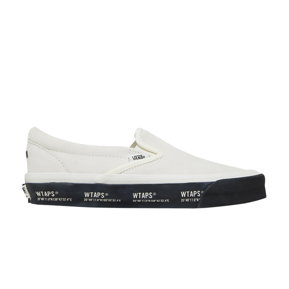 【WTAPS x Vans】◆OG Classic Slip-On LX◆VN0A45JK20F1◆ Buy WTAPS x Classic Slip-On LX 'White Black' - VN0A45JK20F