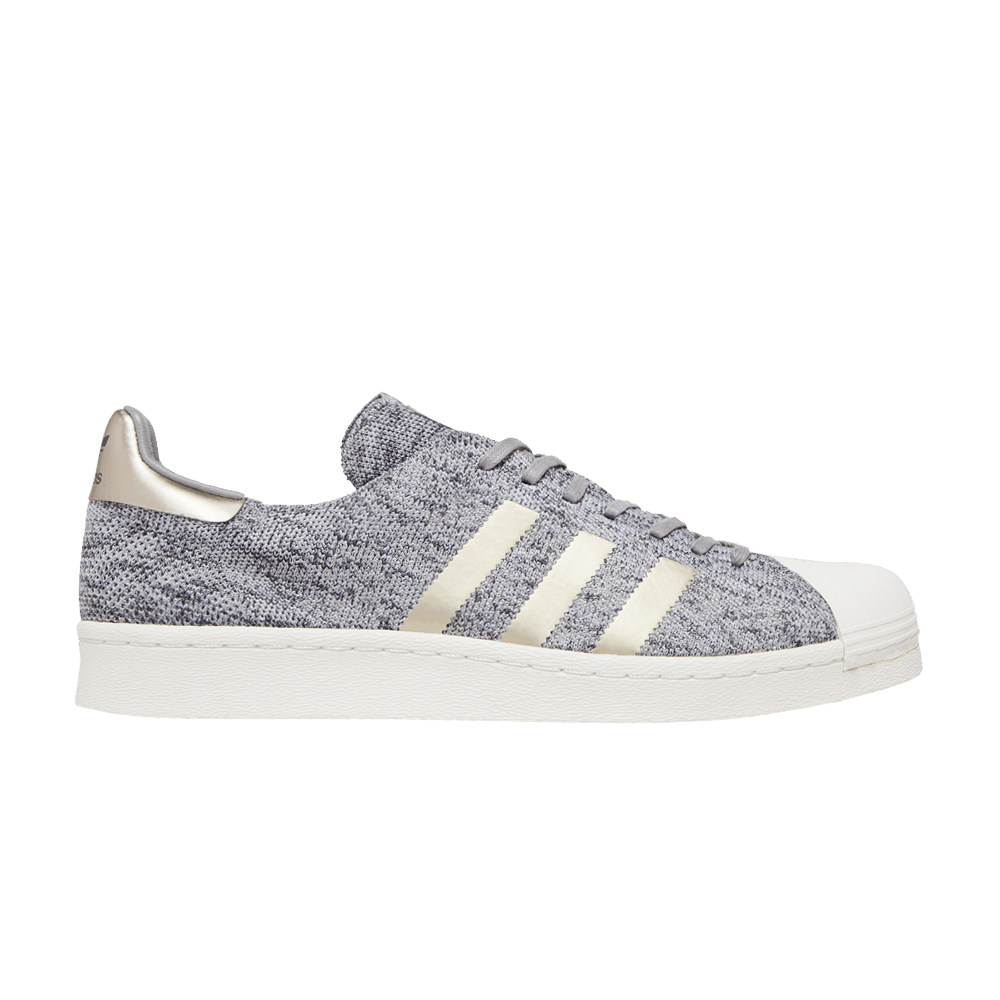Superstar primeknit hot sale kids Grey